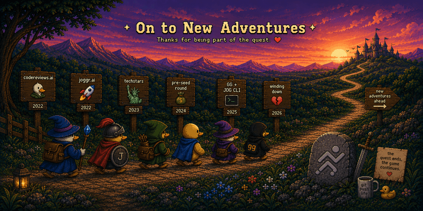 A new journey begins